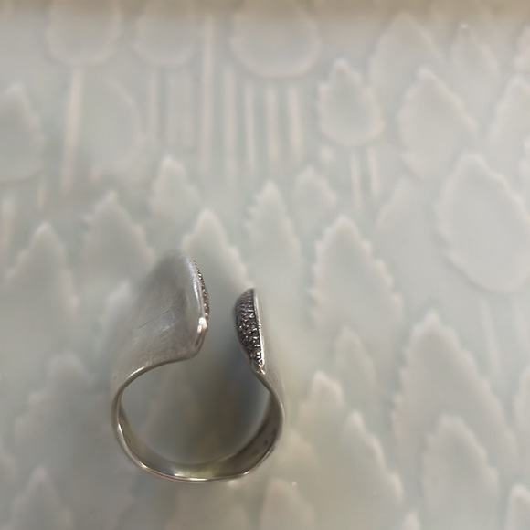 Alexis Bittar FINE Sterling Cleave Ring with Diamond Pave - Picture 13 of 15